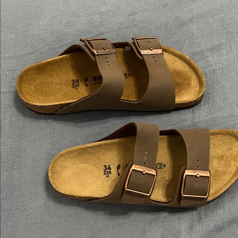 Birkenstock Tan Double-Strap Sandals